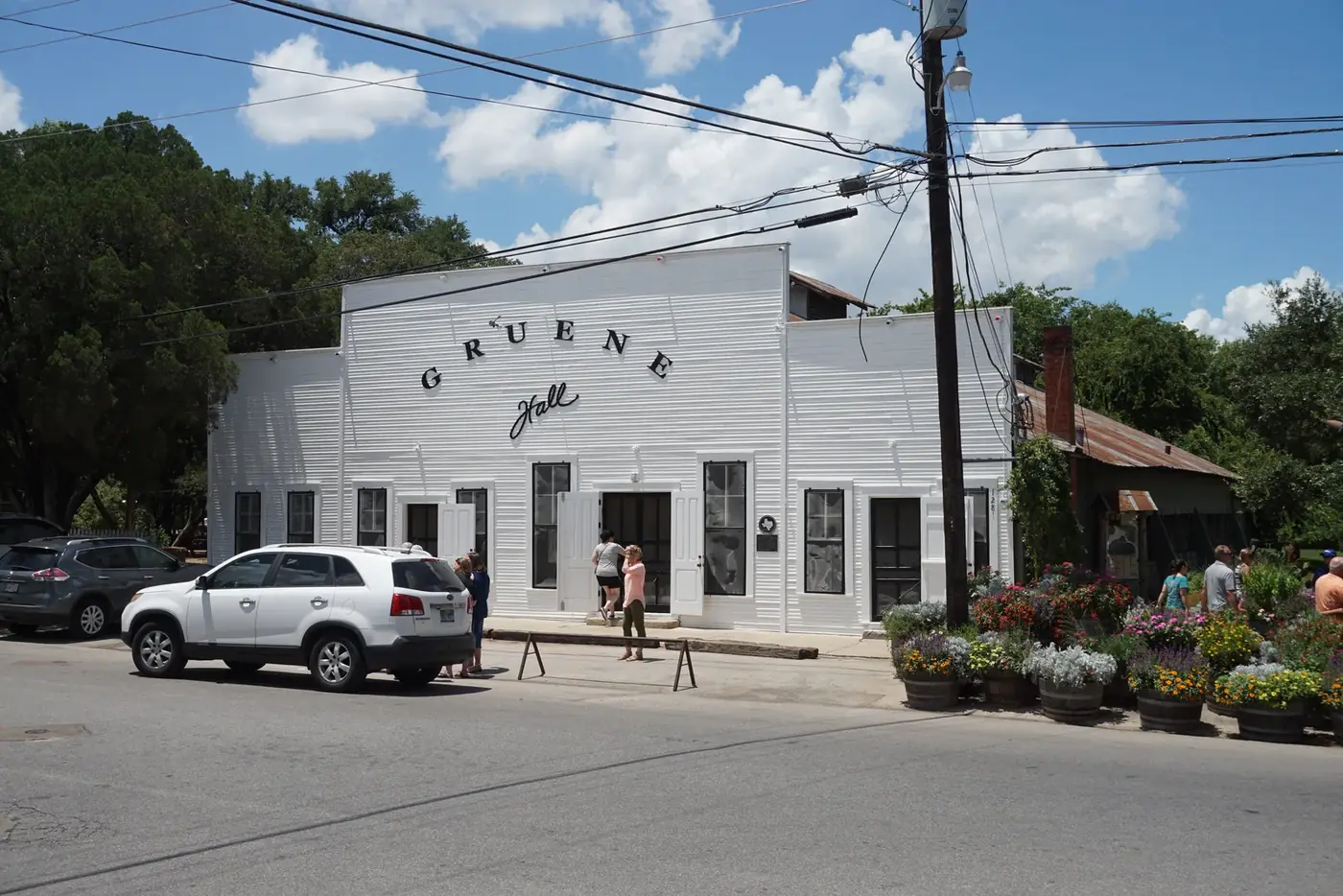 Gruene Hall, the historic dance hall in the Gruene district of New Braunfels